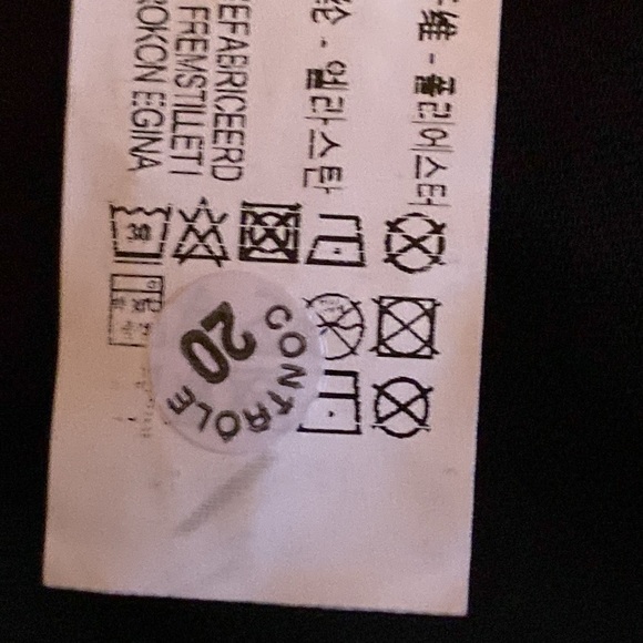 NWT. Zara Black Asymmetric Draped Midi Dress. Size M. - Picture 10 of 10